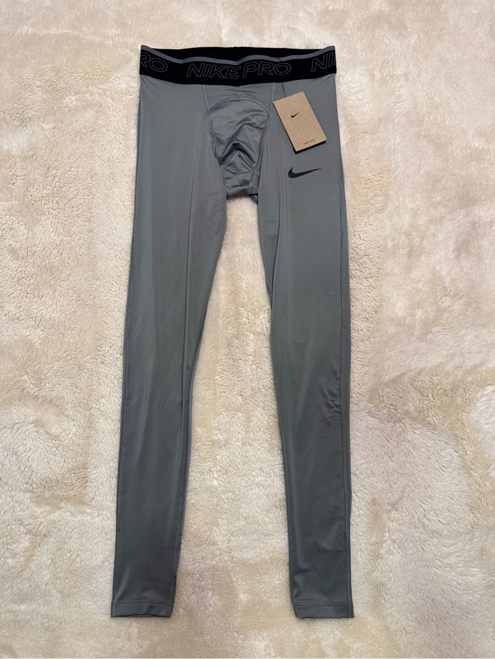 Nike Men's Gray Performance Training Tights